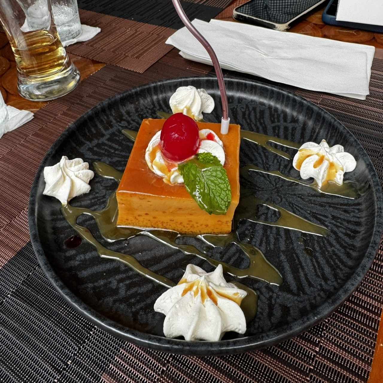 Flan de la casa