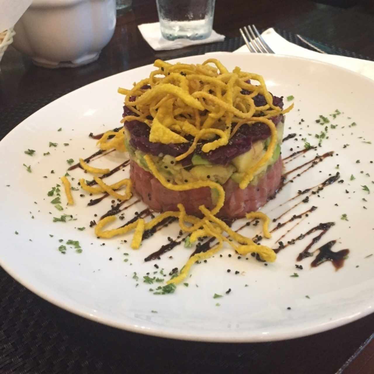 Entrantes fríos - Tuna tartare