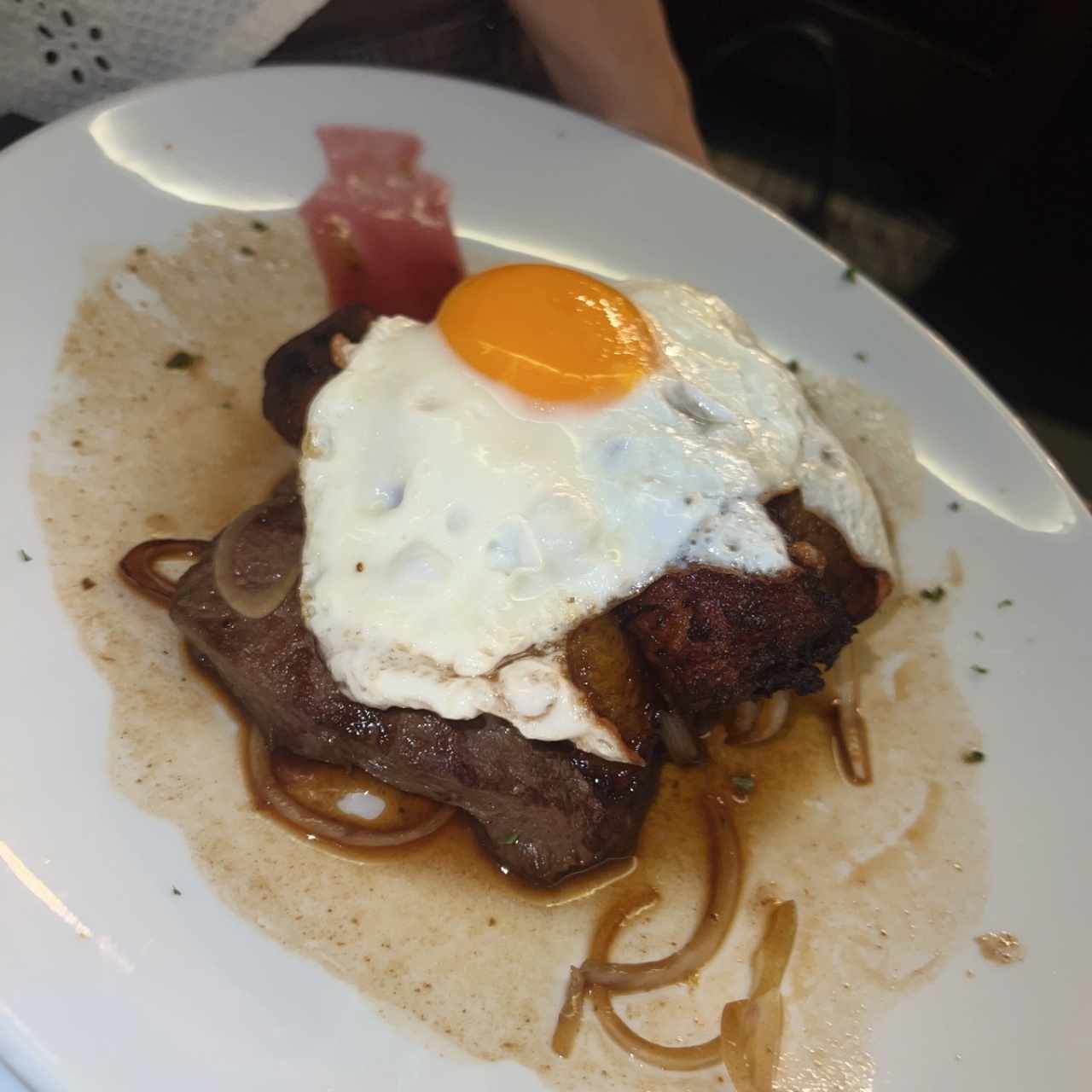 Filete de res a la cubana
