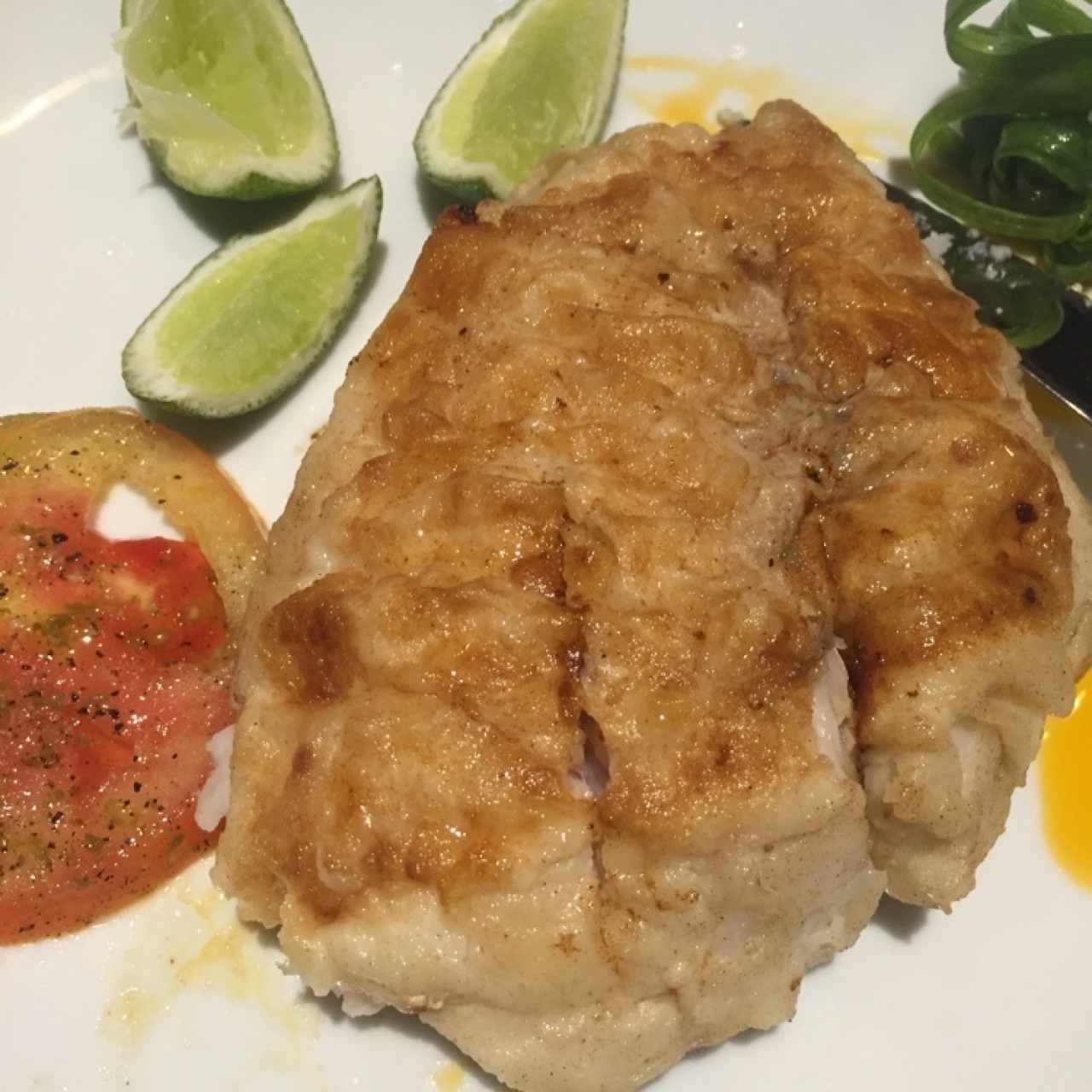 Corvina a la plancha