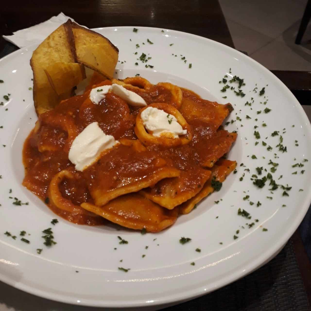 ravioles de queso 