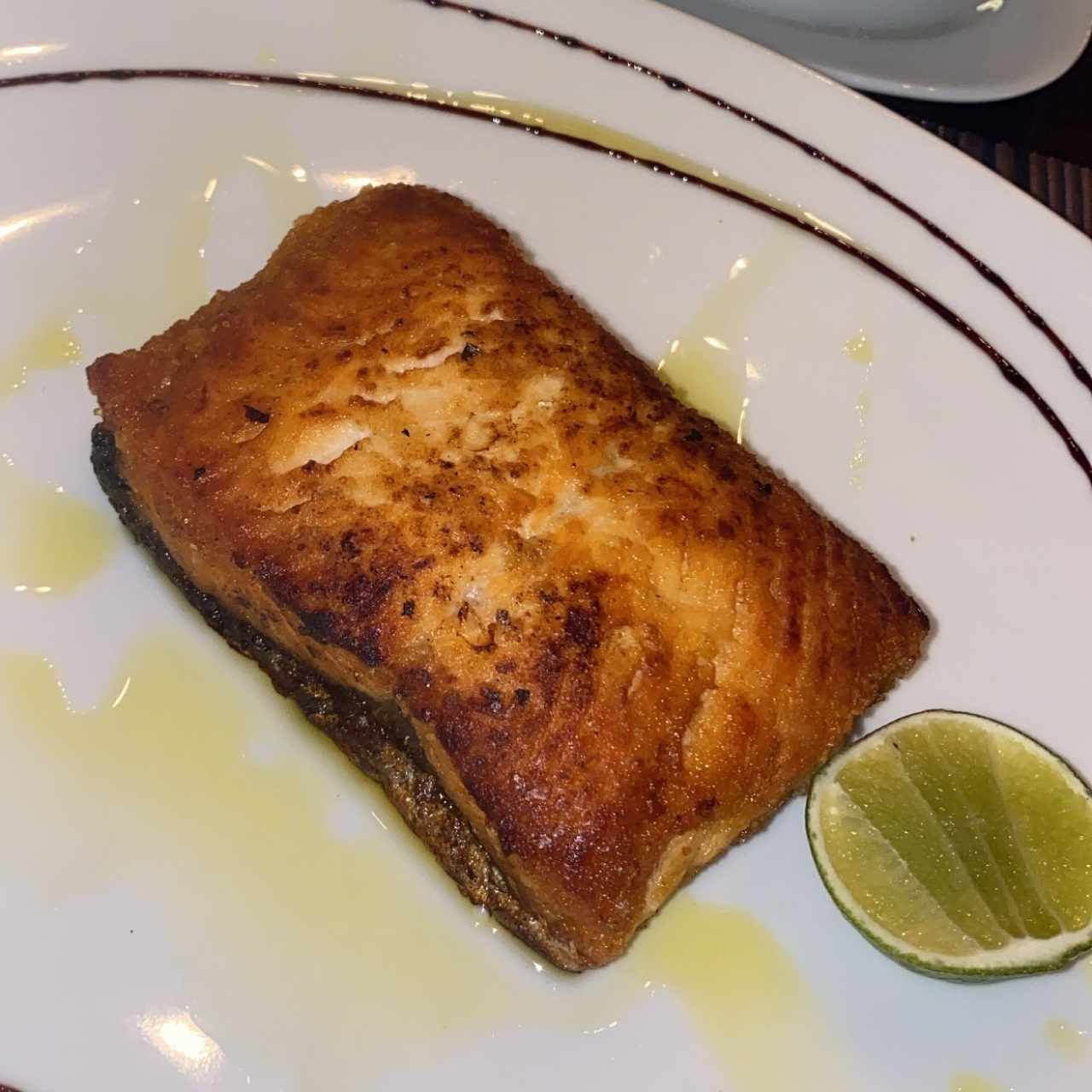 Salmón a la plancha