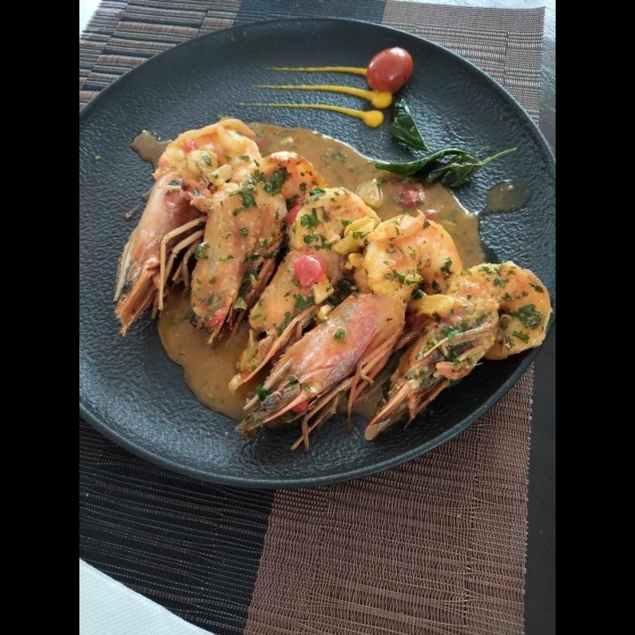 Entrantes calientes - Langostinos jumbo plancha