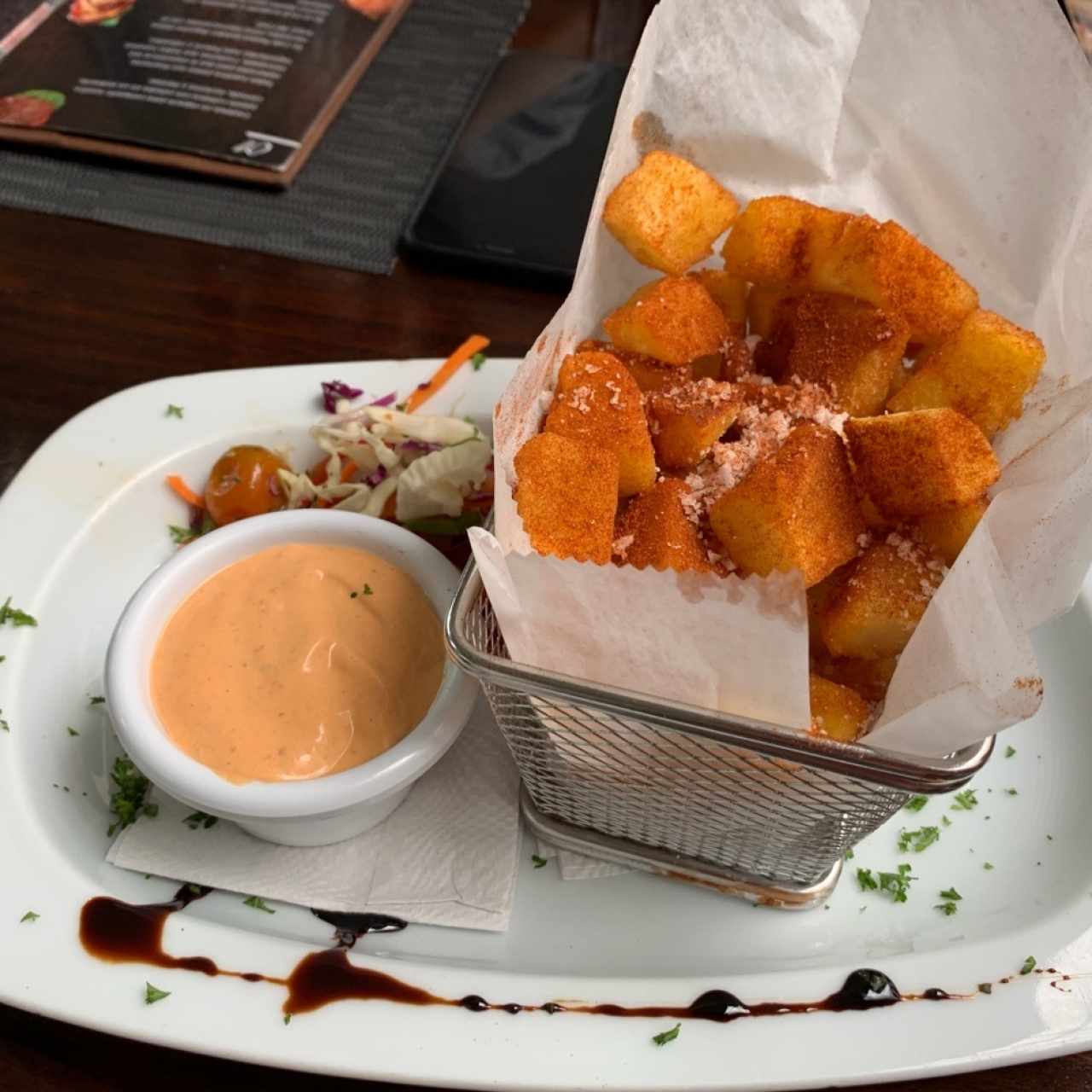Papas bravas del chef