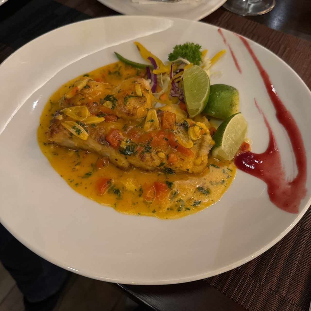 Corvina a la plancha