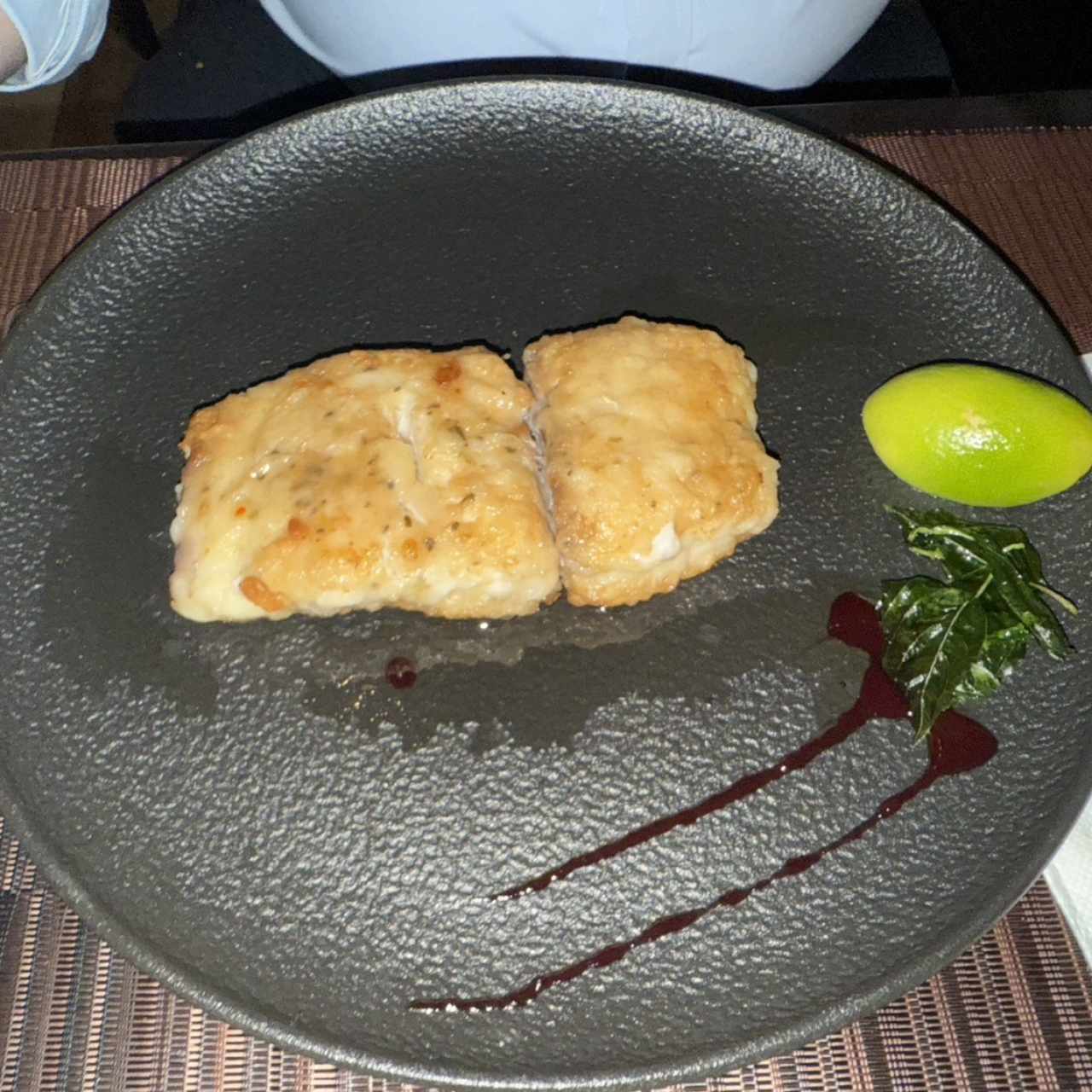 Corvina a la plancha
