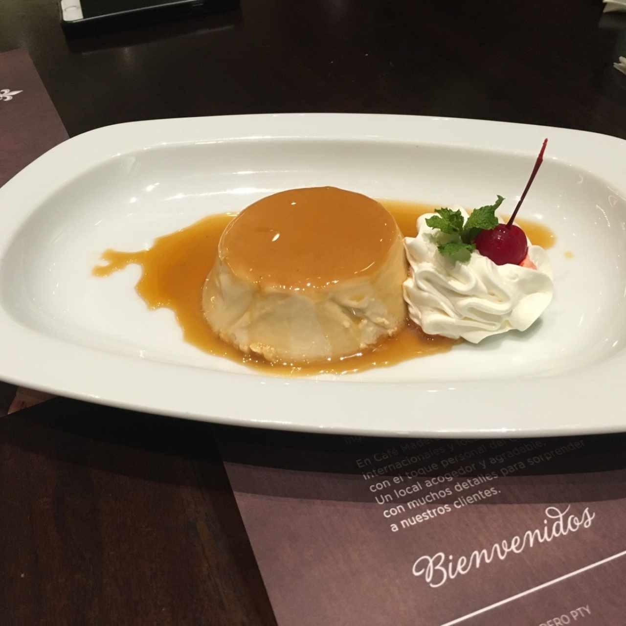 Flan de la casa