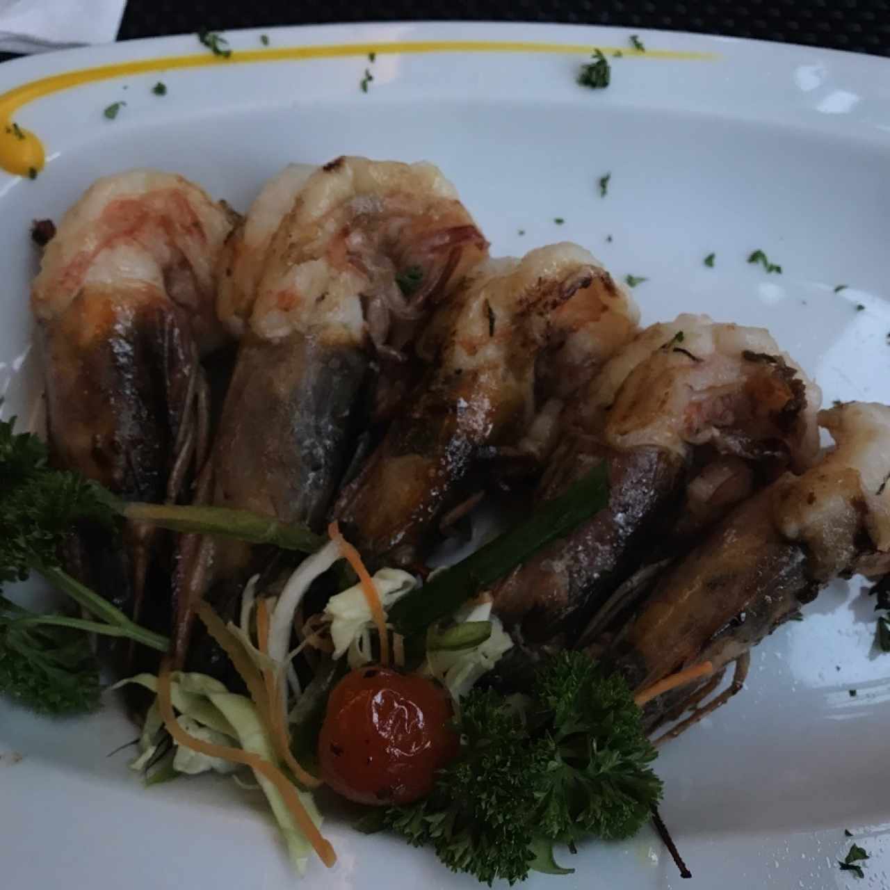 Langostinos a la plancha