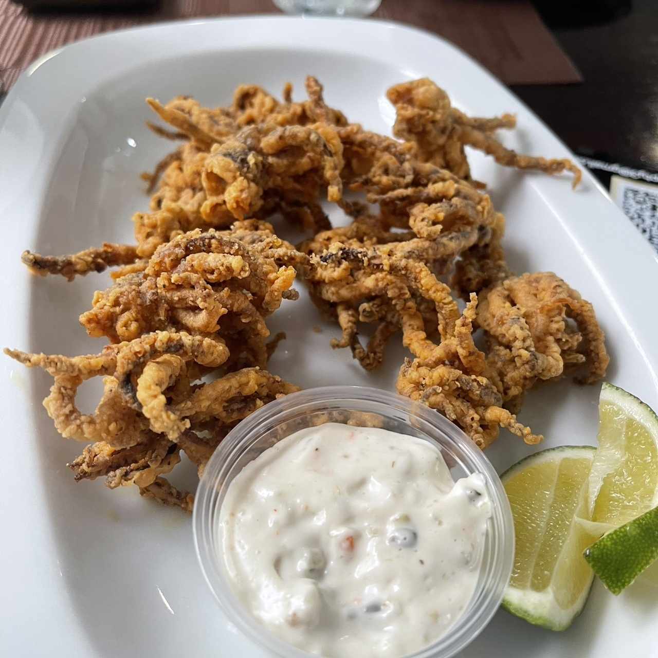 Entrantes calientes - Arañitas de Calamar