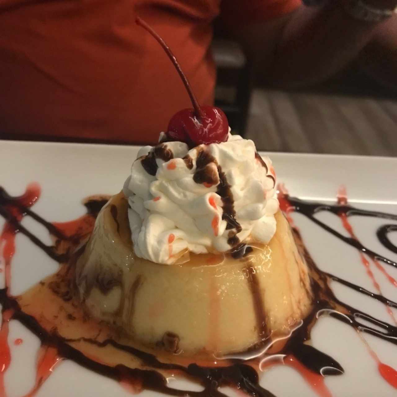 Flan de la casa