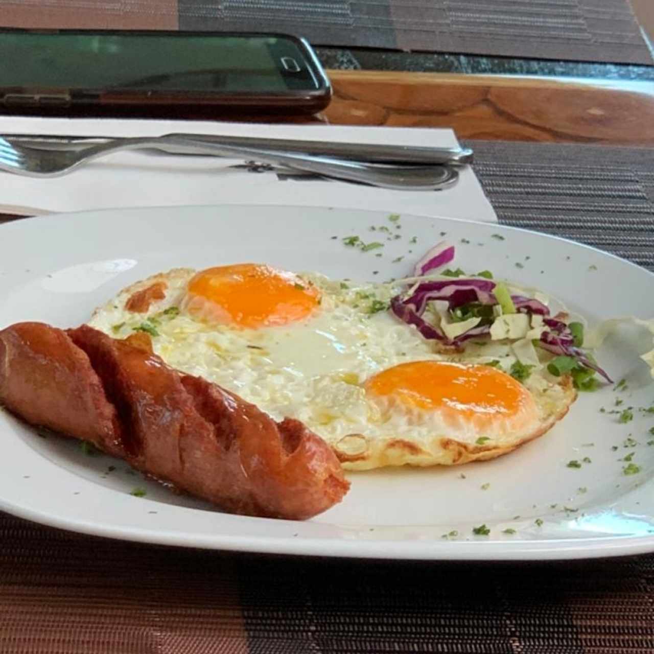 Huevos - Huevos con chorizo