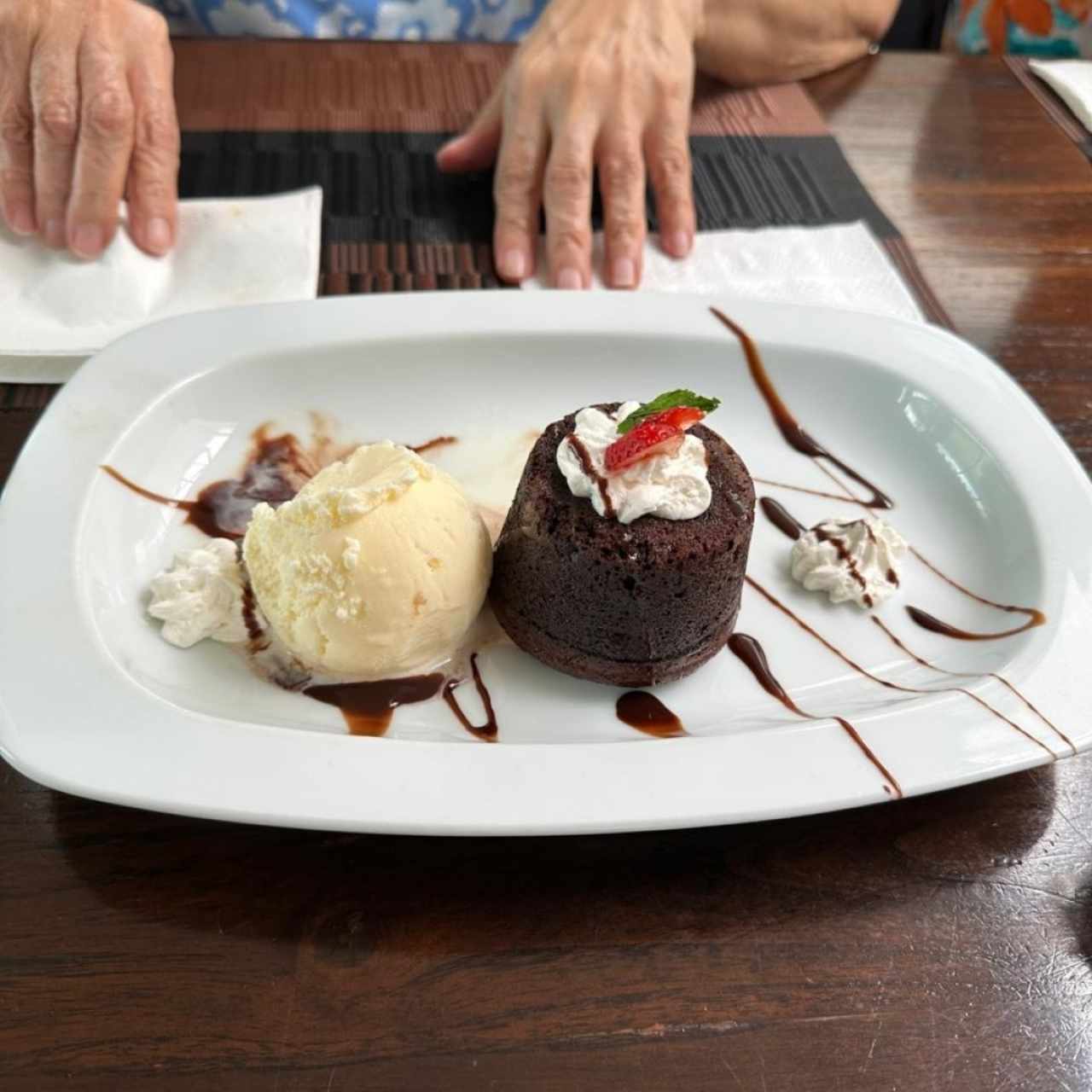 Fondant de Chocolate y Helado
