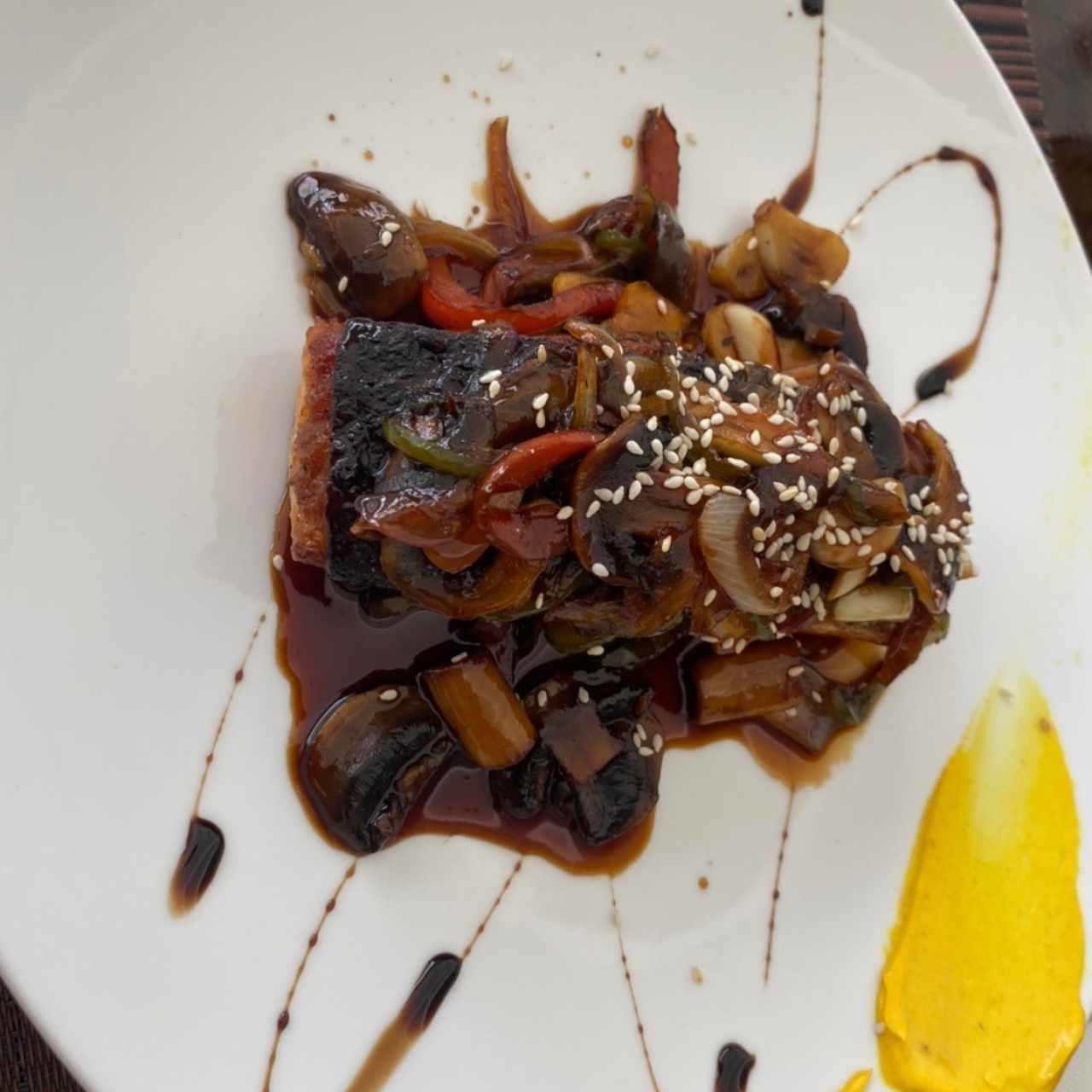 Salmón en salsa Teriyaki