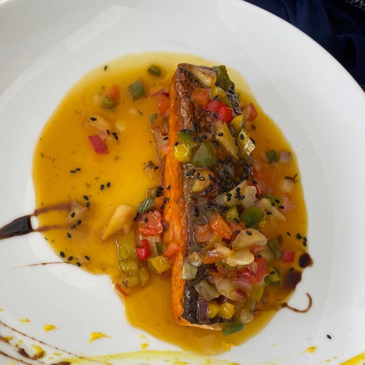 Mar - Salmón en veloutte