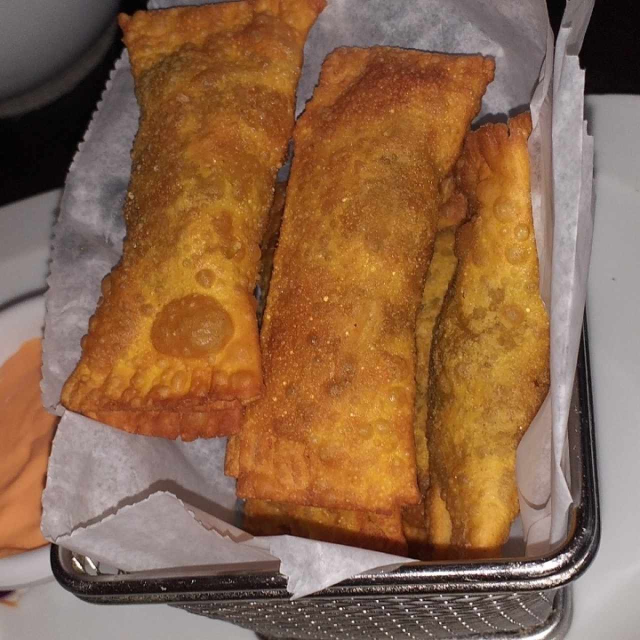 Entrantes calientes - Wantón de camarónes
