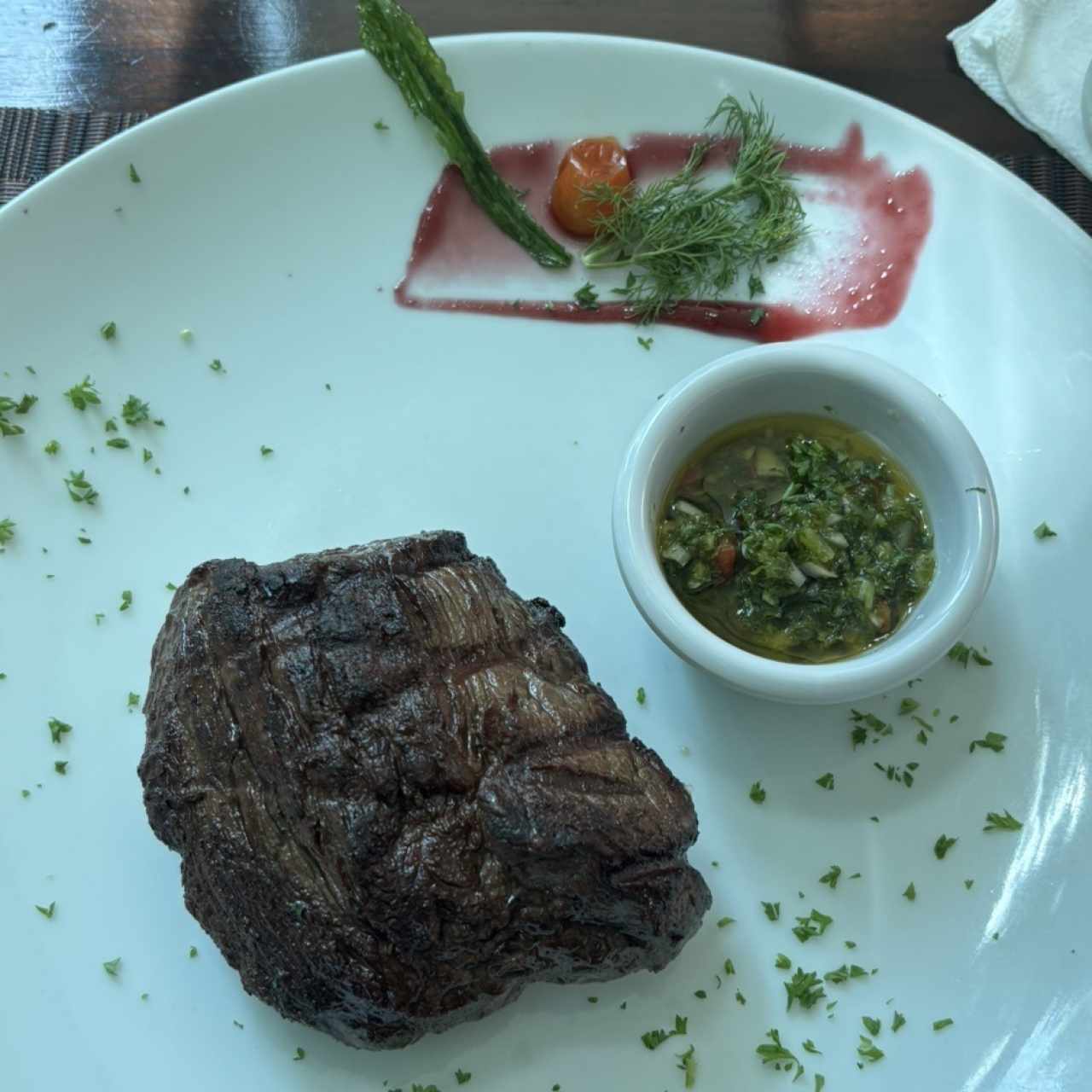 Filete de res Café Madero
