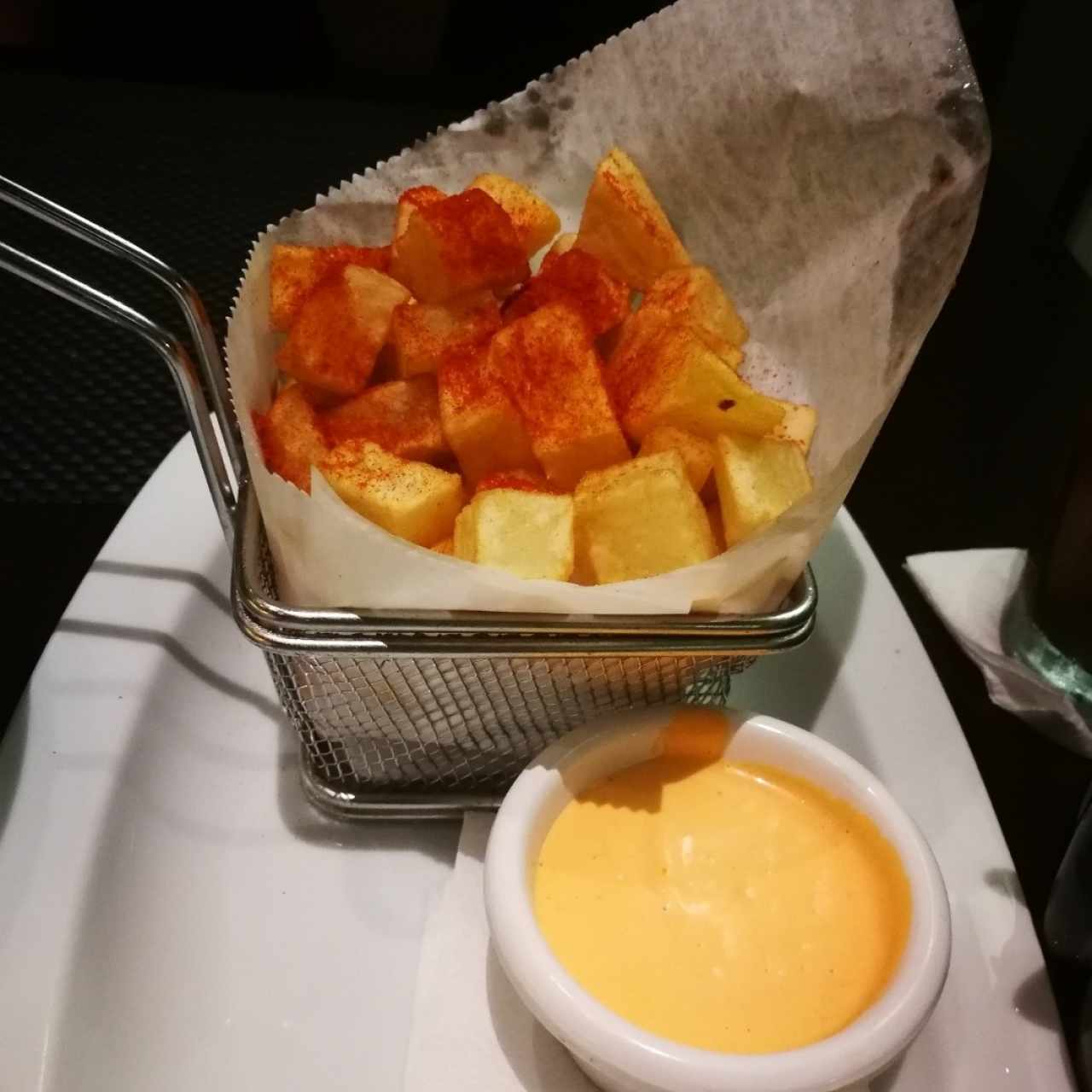 Papas bravas del chef