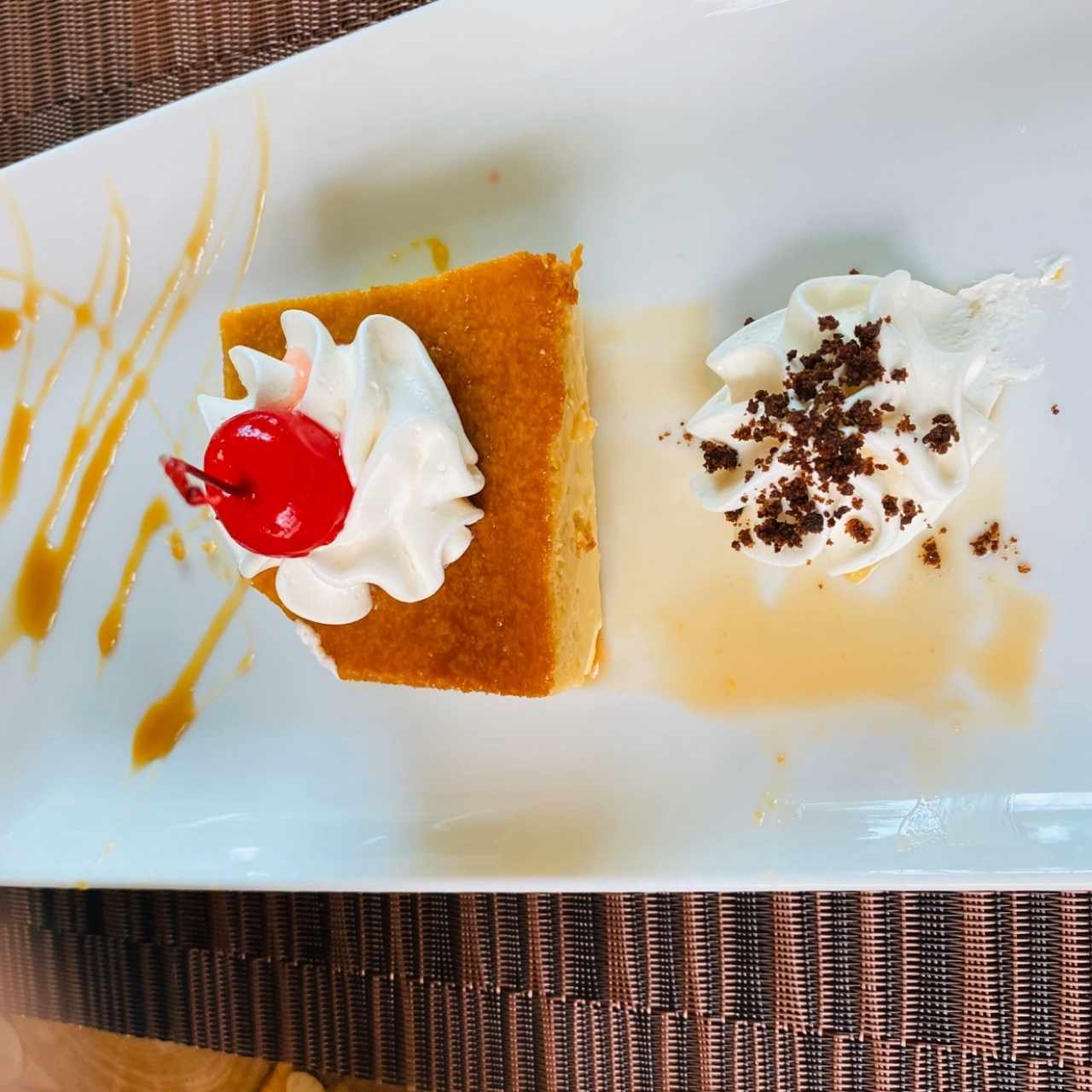 Flan de la casa