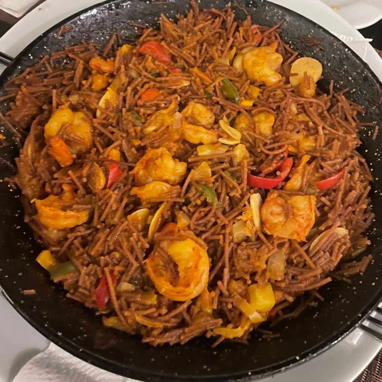 Pastas - Fideua con Camarones