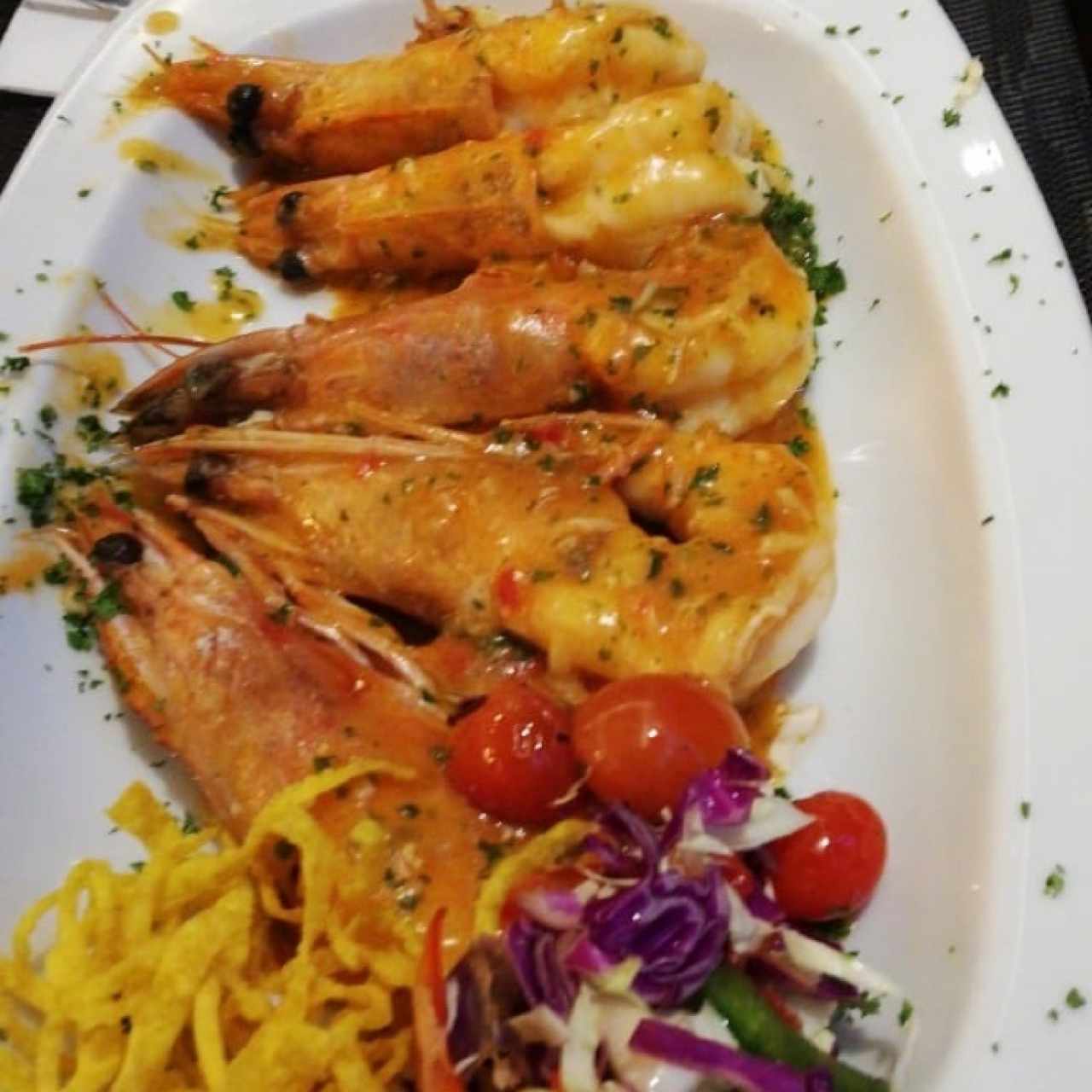 Mar - Langostinos al ajillo