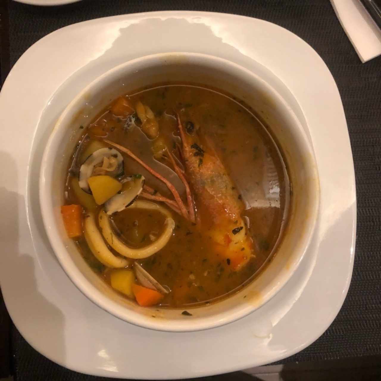 Sopa de marisco