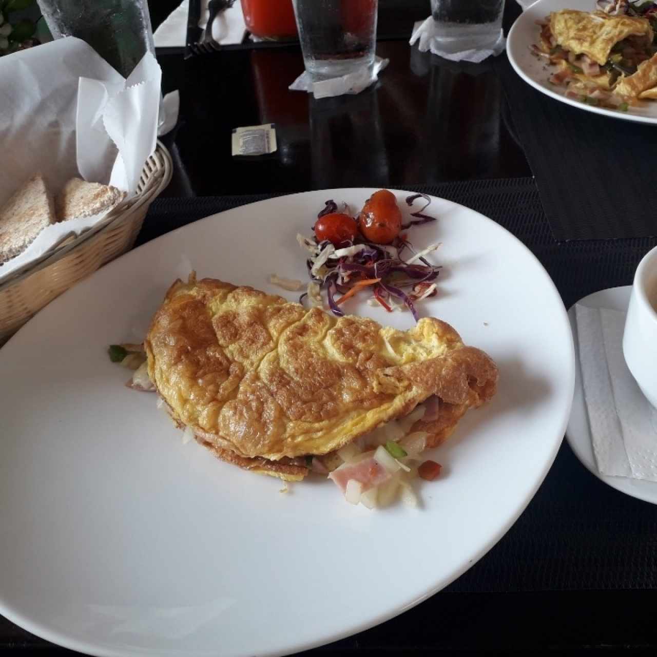 Omelet combinación