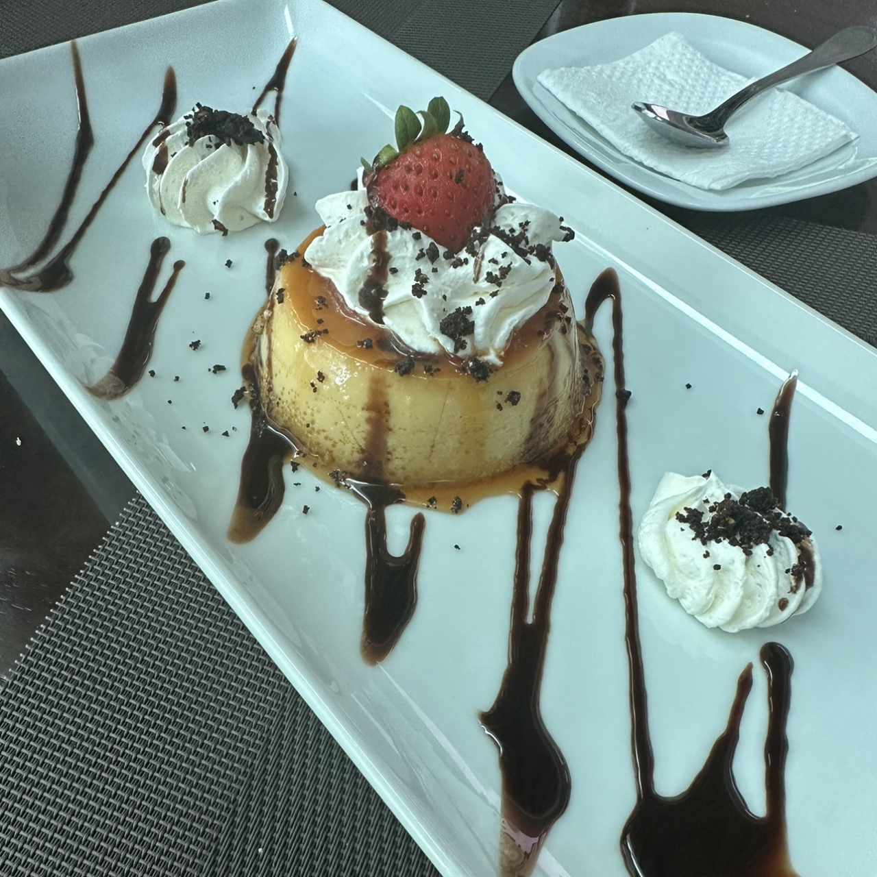 Flan de la casa