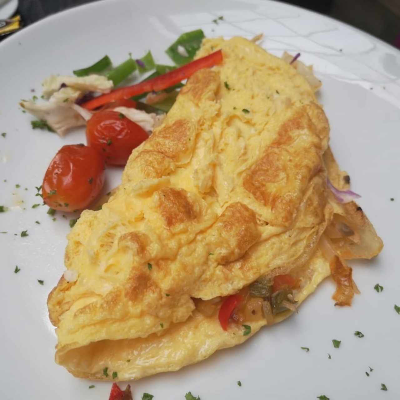 Omelette - Omelette de vegetales