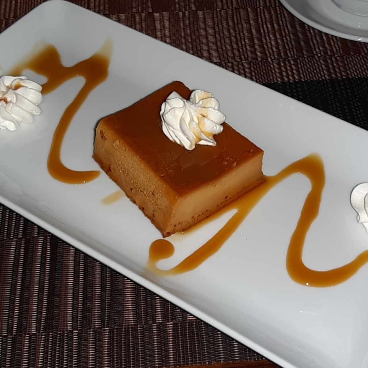 Flan de la casa