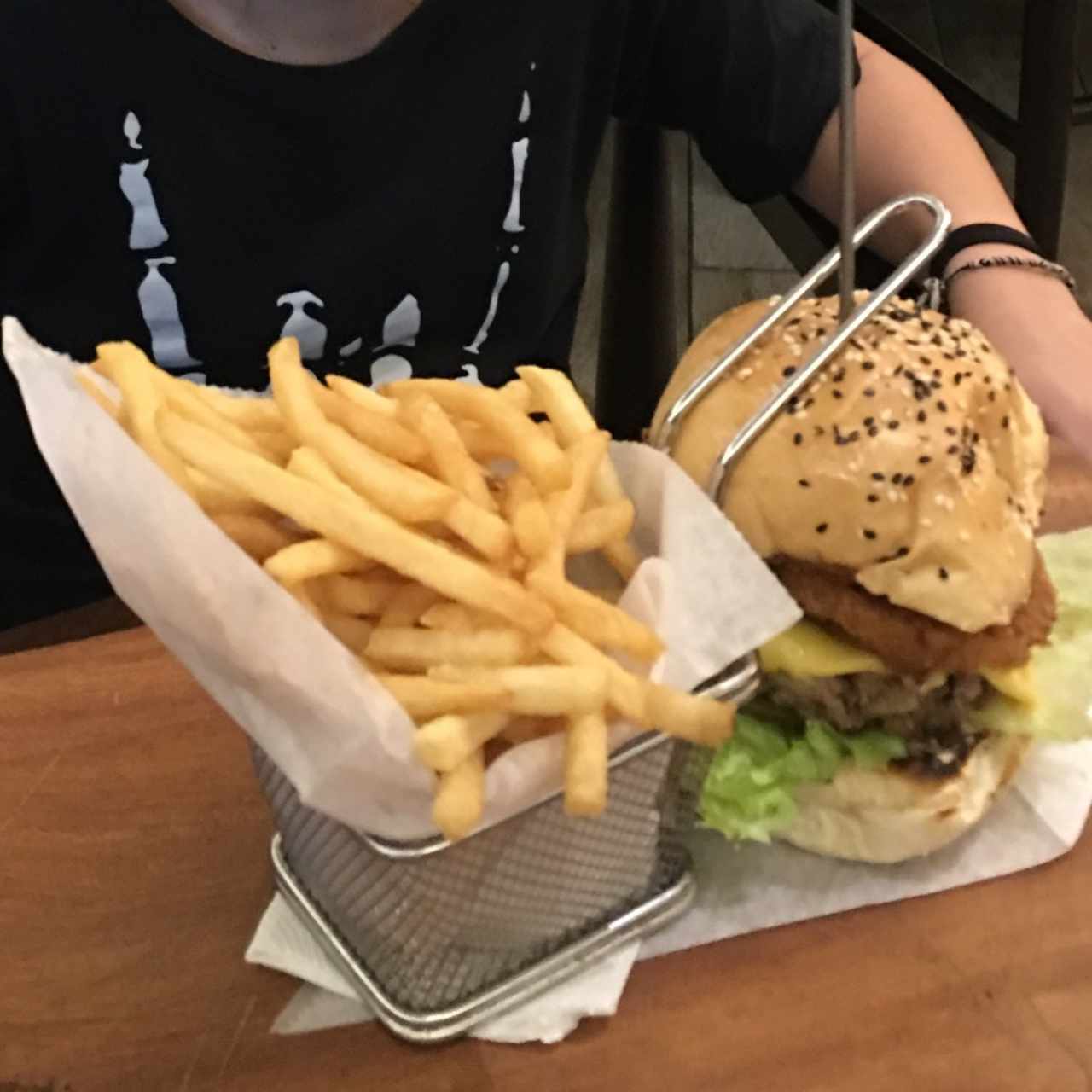 Hamburguesas - La burger Madero - Linda presentacion
