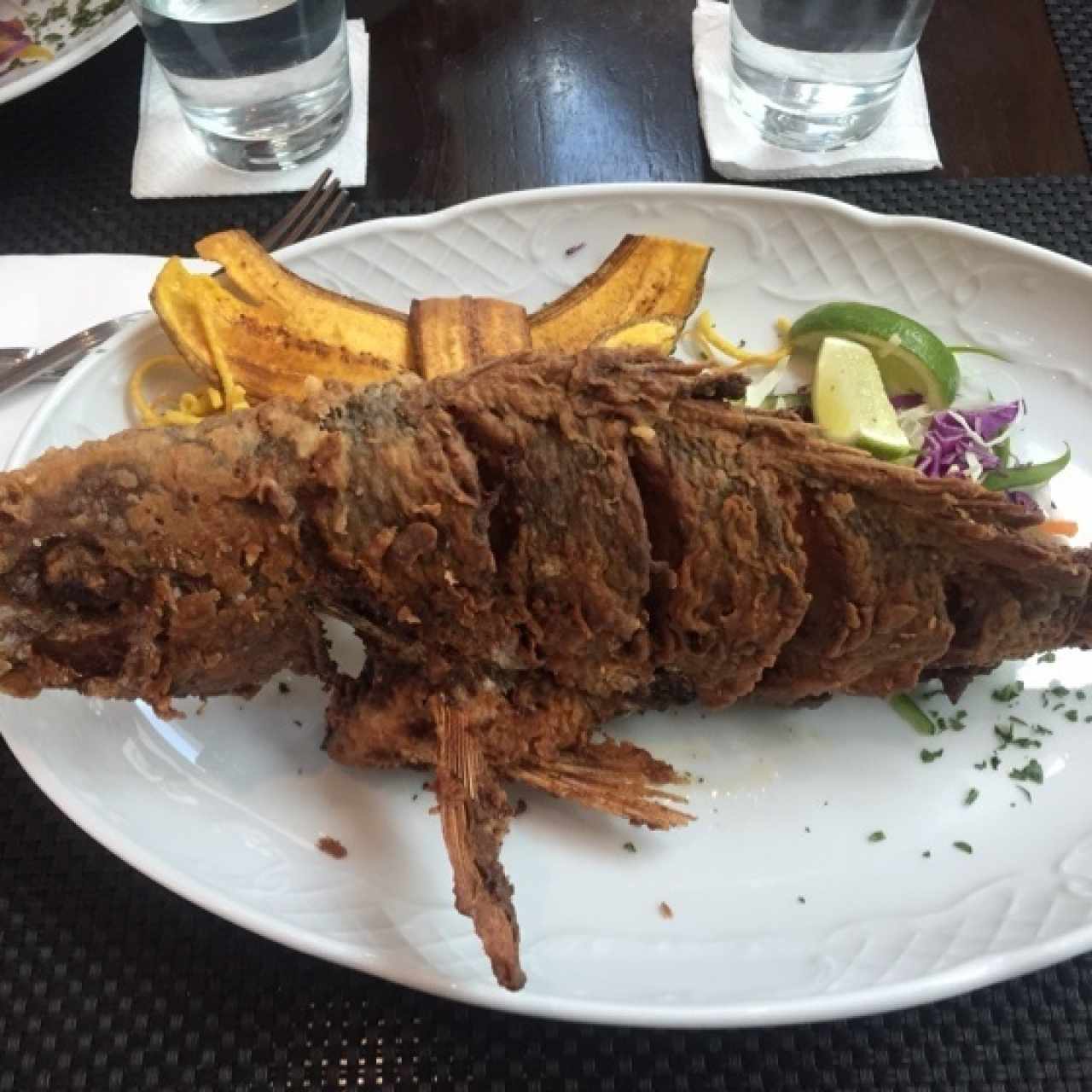 Pargo frito