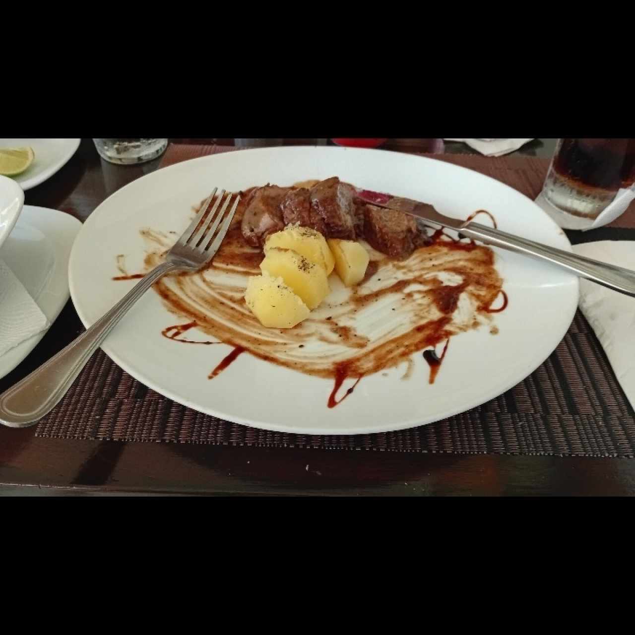 Filete de res a la pimienta