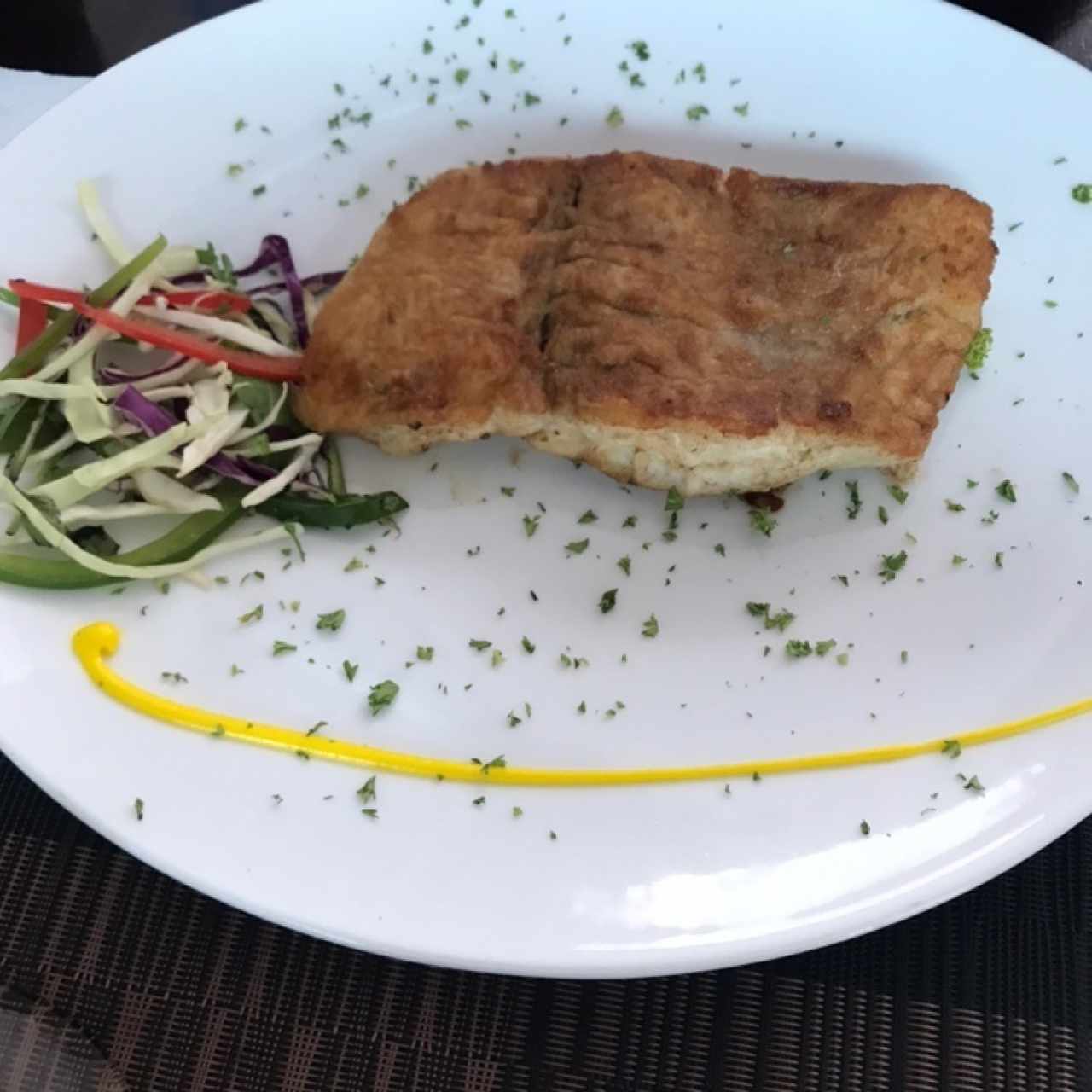 Corvina a la plancha