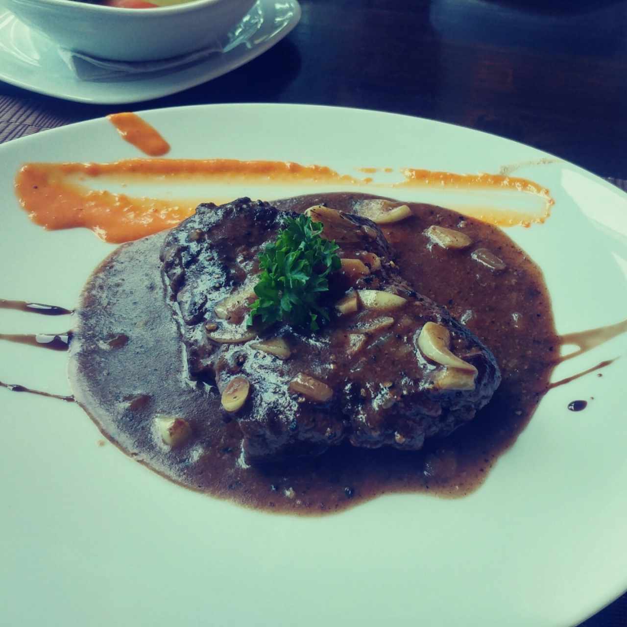 Filete de res a la pimienta