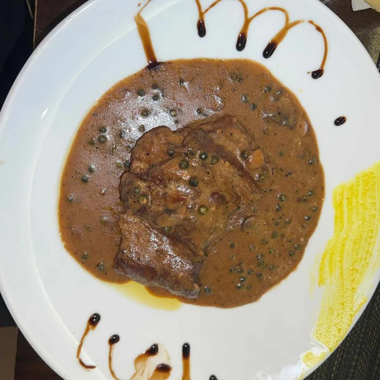 Filete de res a la pimienta