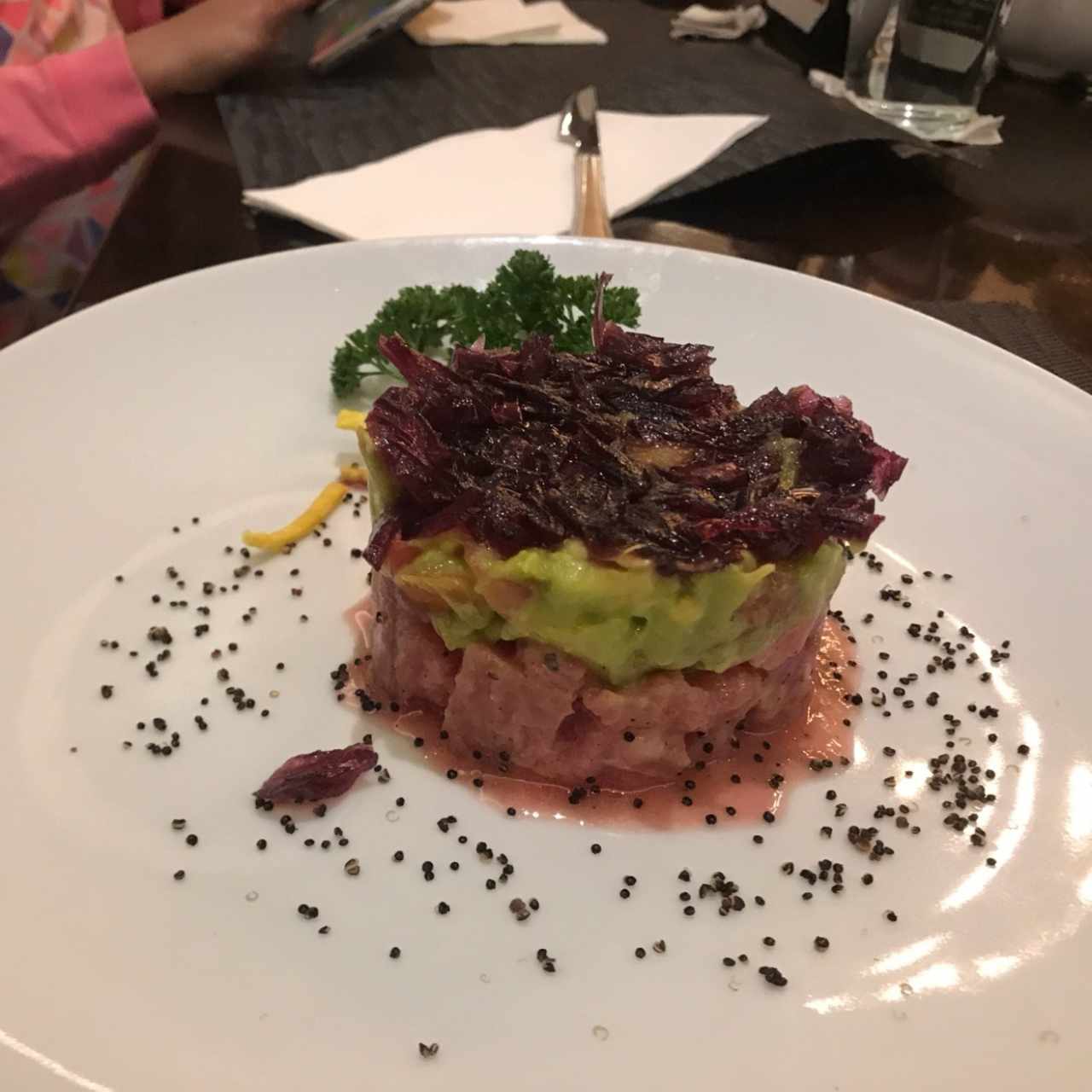 Entrantes fríos - Tuna tartare