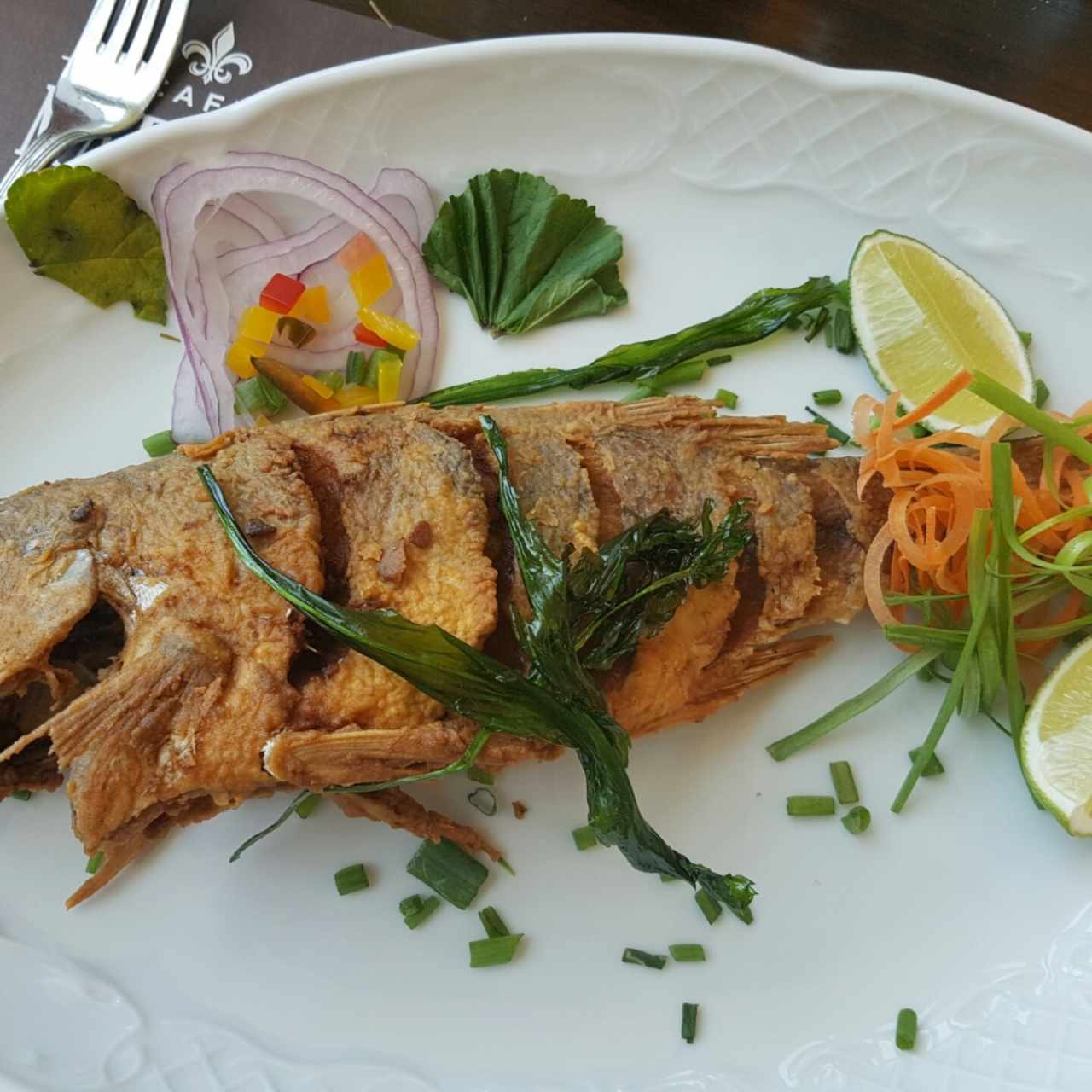 Pargo frito