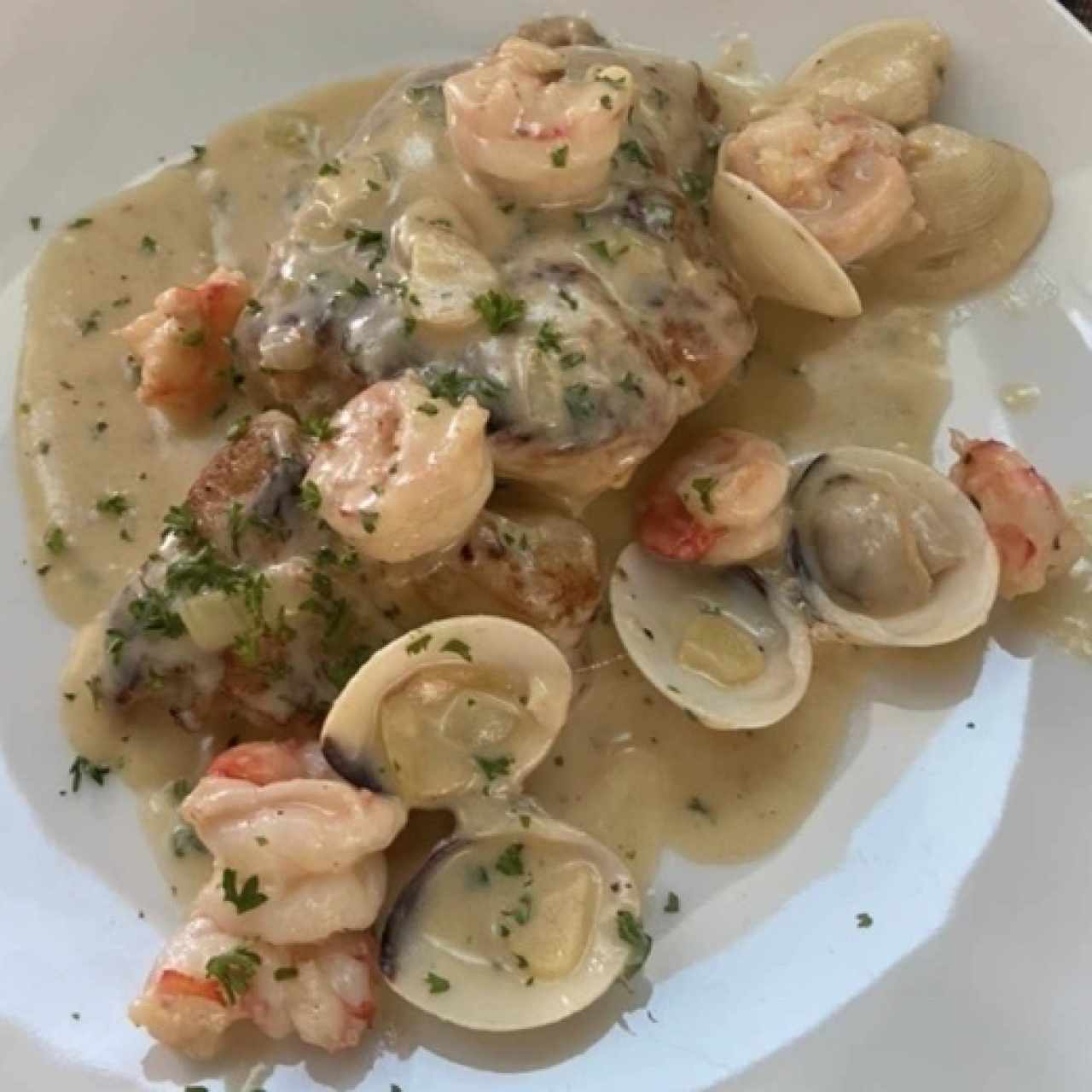 Corvina a la vasca