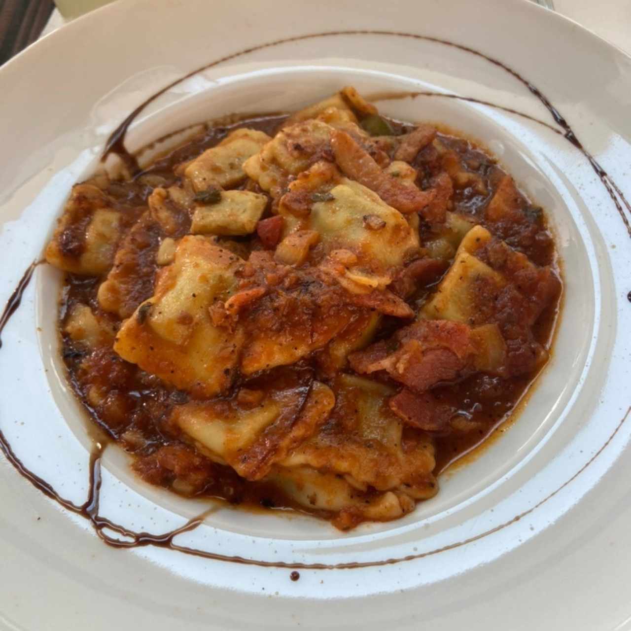 Ravioli a la Amatriciana