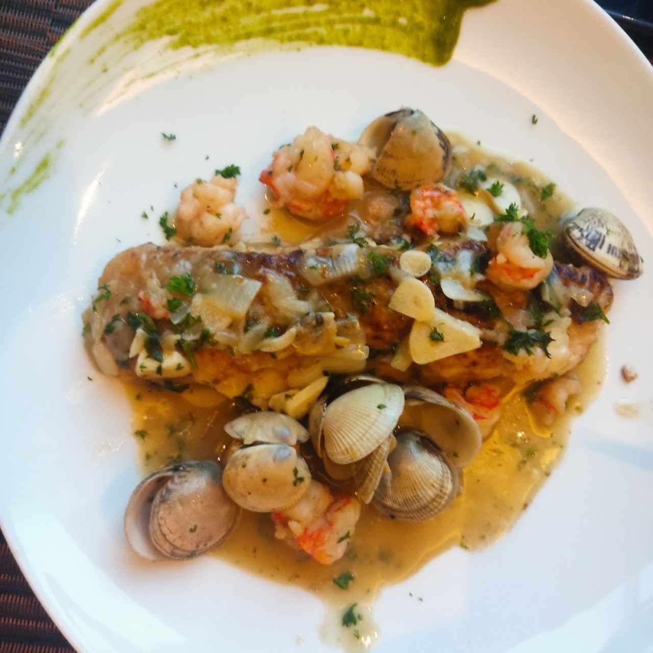 Corvina a la vasca