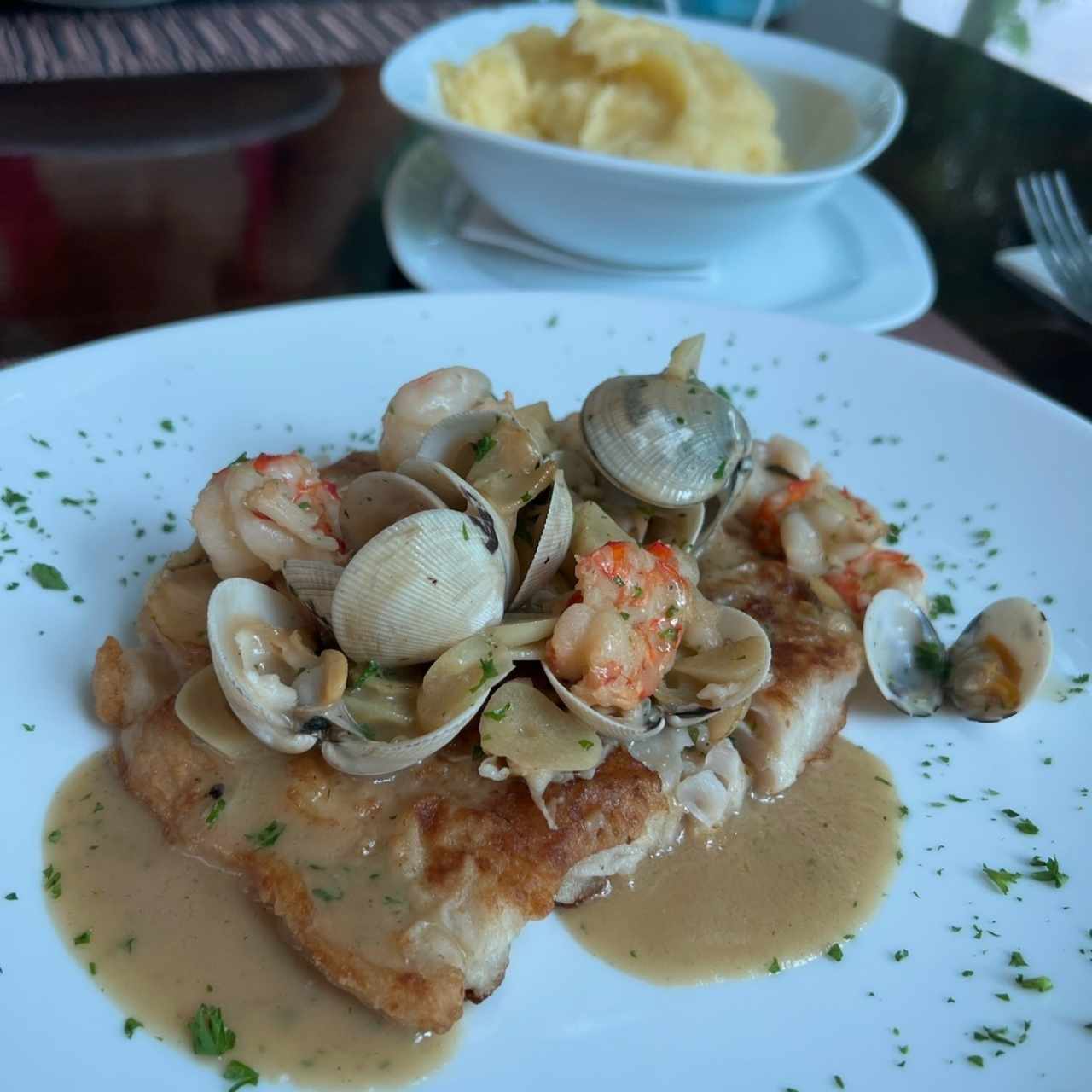 Corvina a la vasca