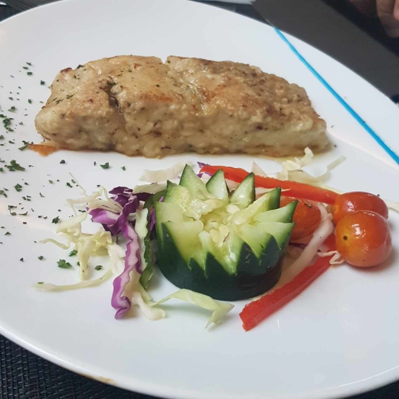 Corvina a la plancha