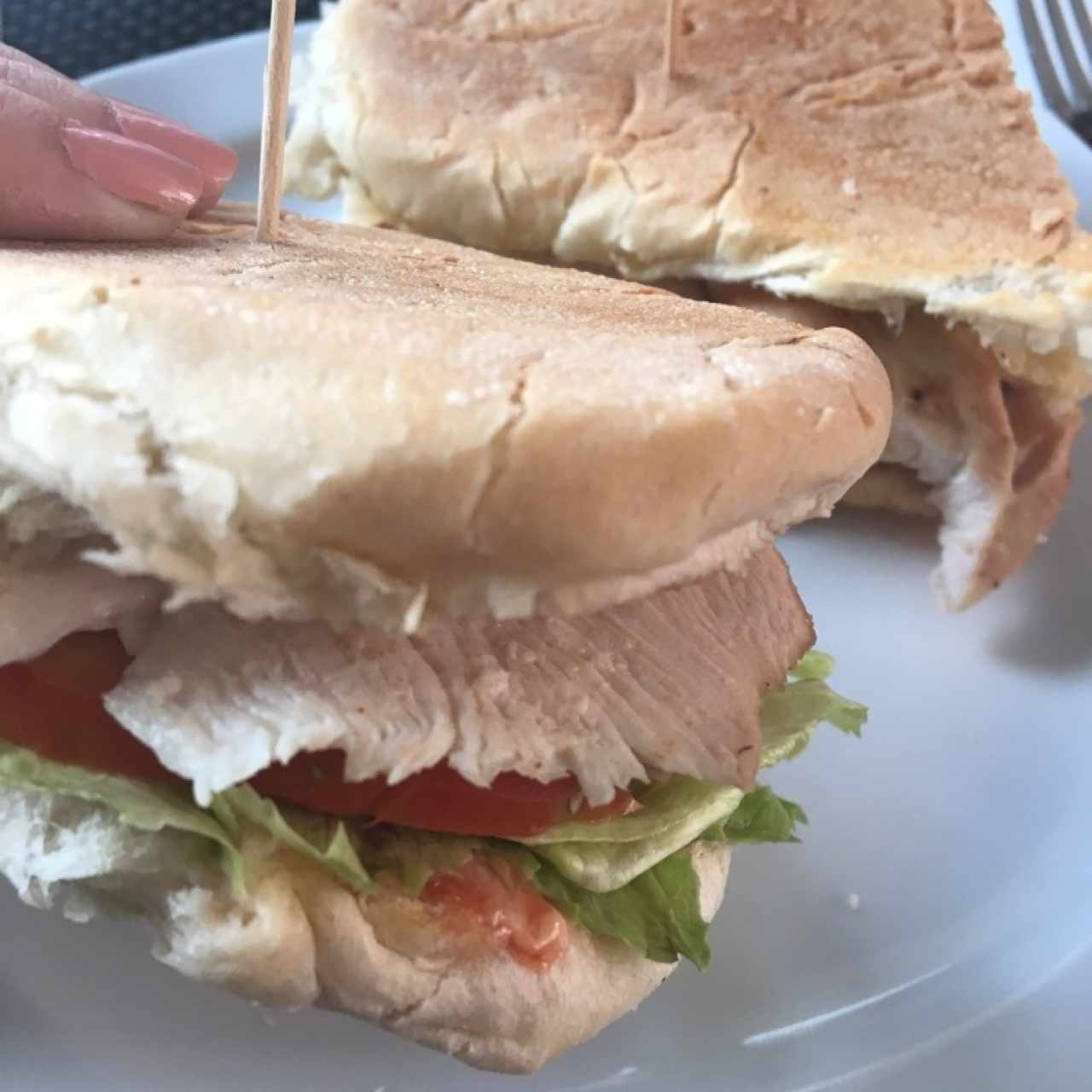 Emparedados de pollo tradicional