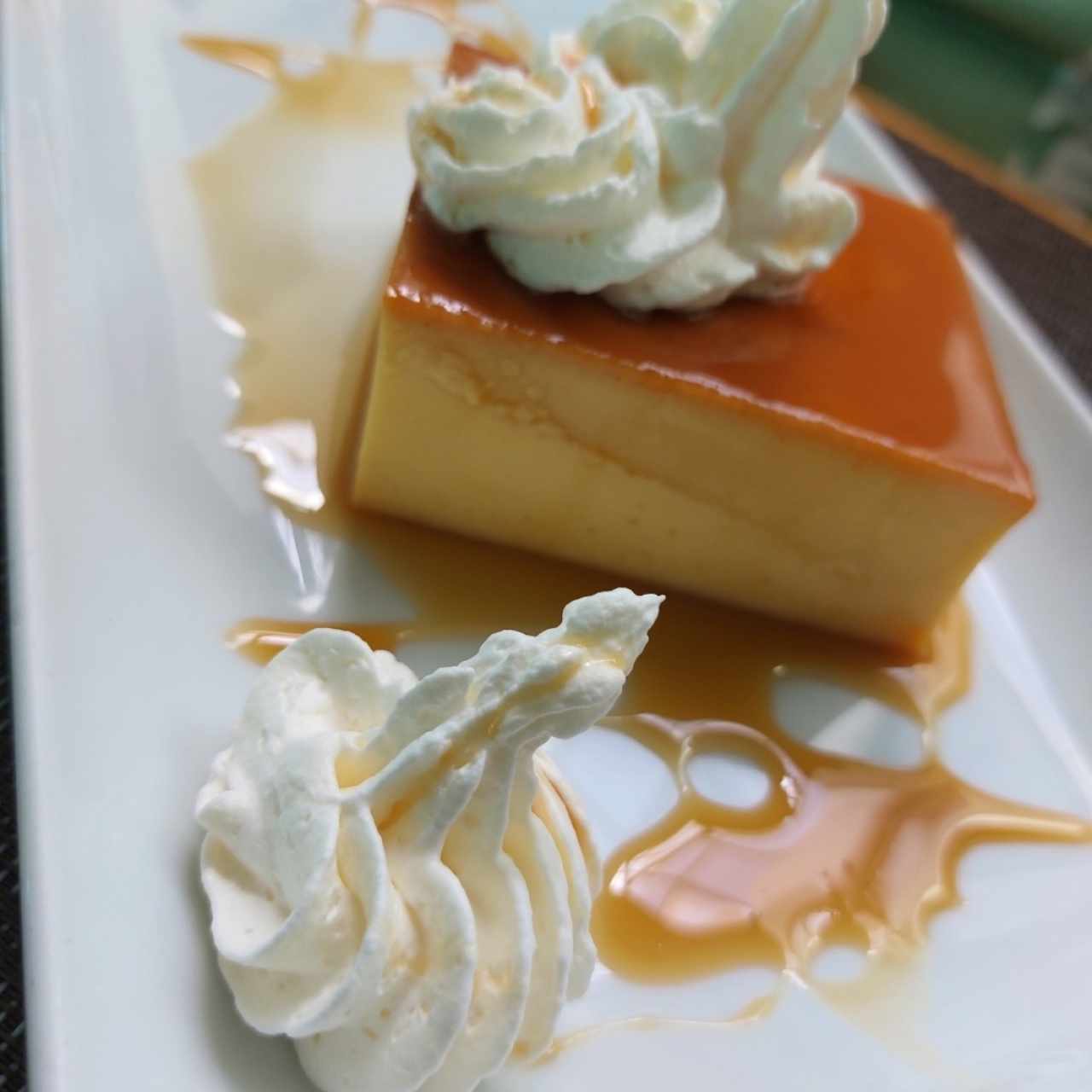 Flan de la casa