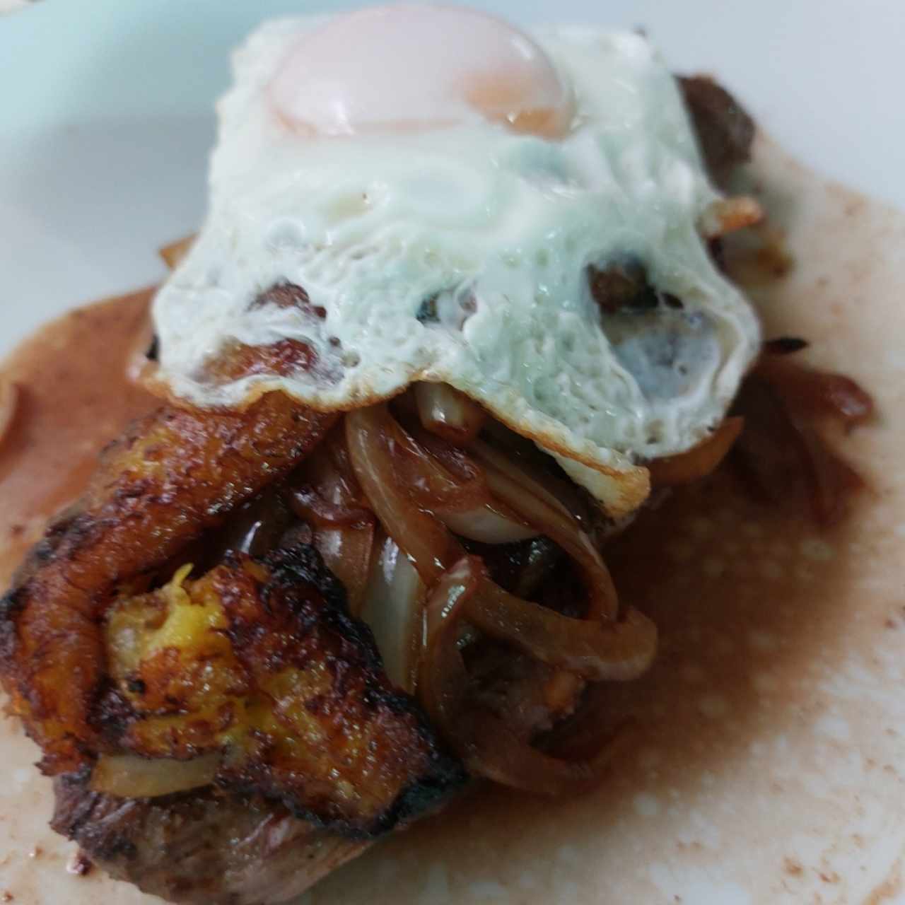 Filete de res a la cubana