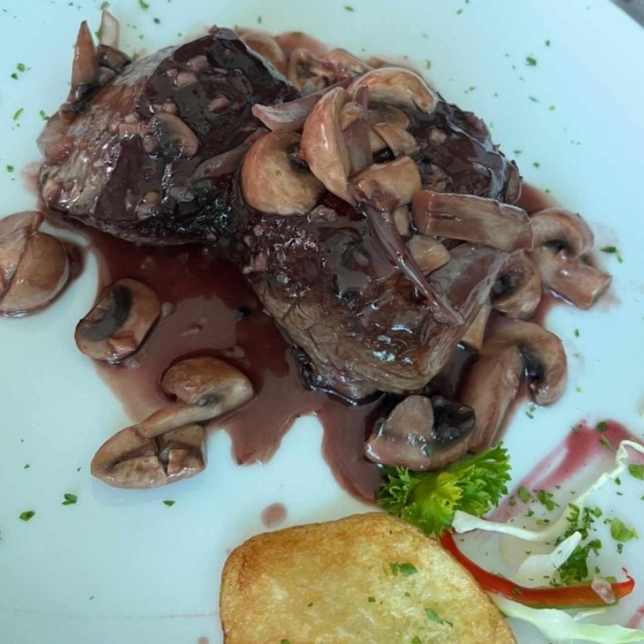 Filete de res Café Madero