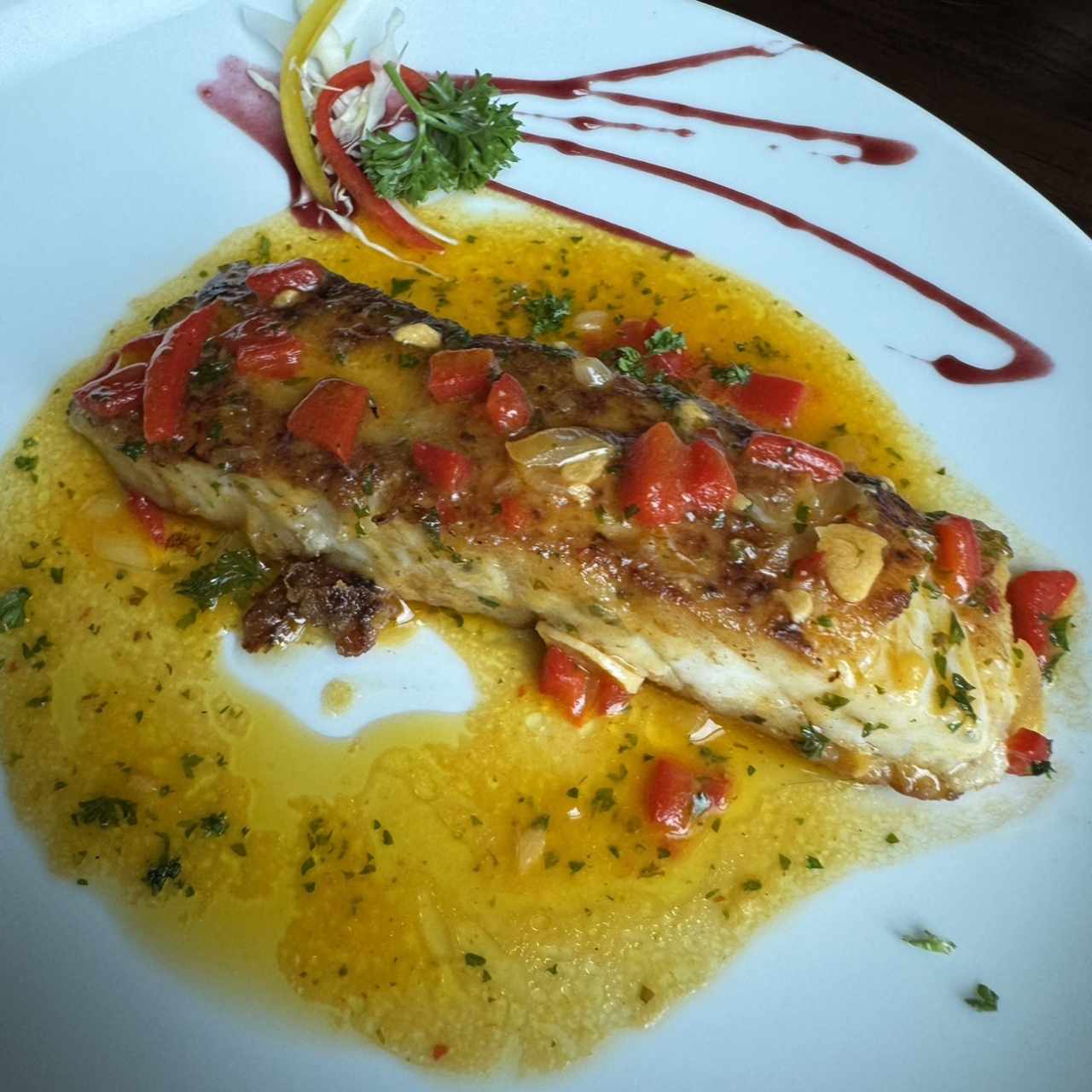 Mar - Corvina al ajillo