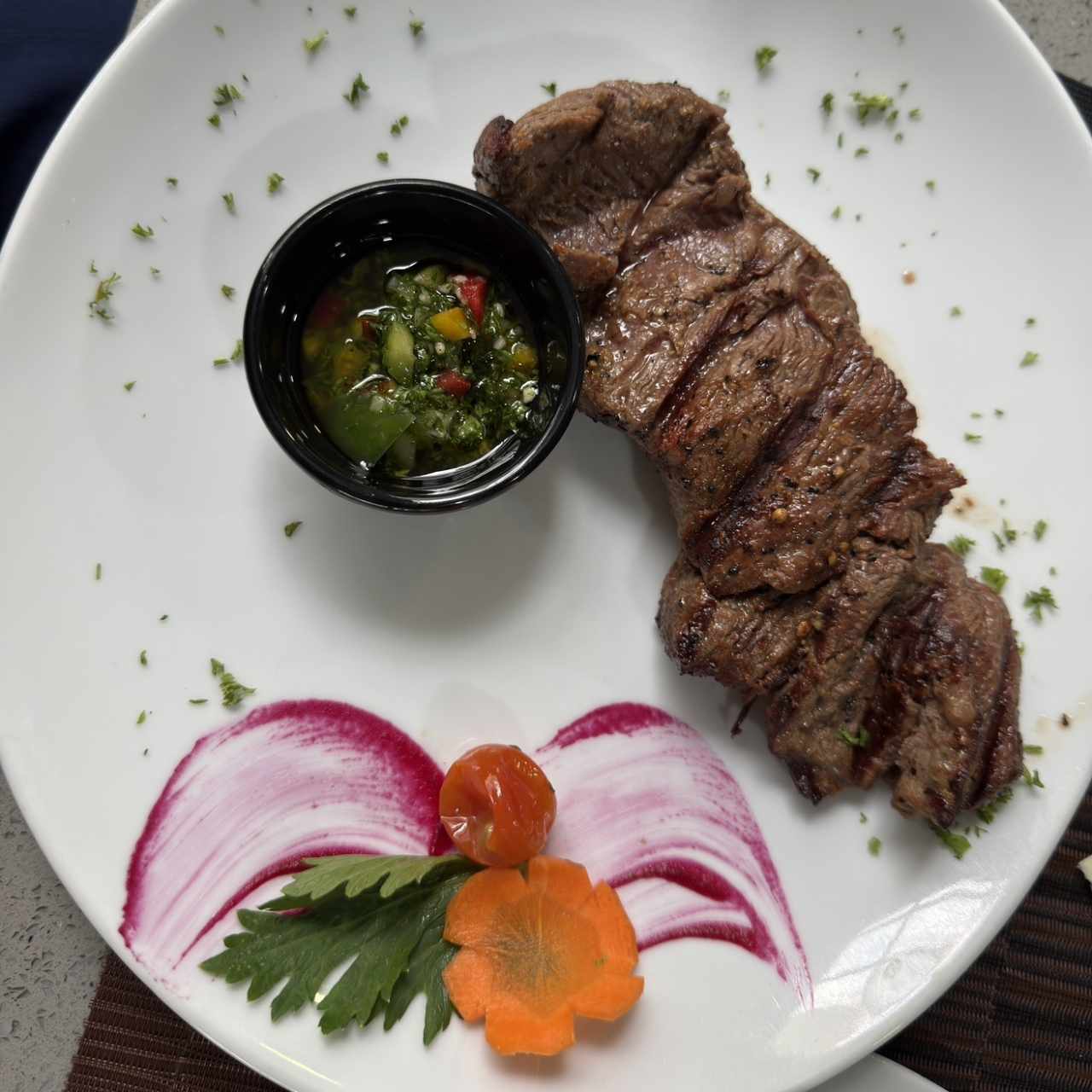 Filete de res Café Madero