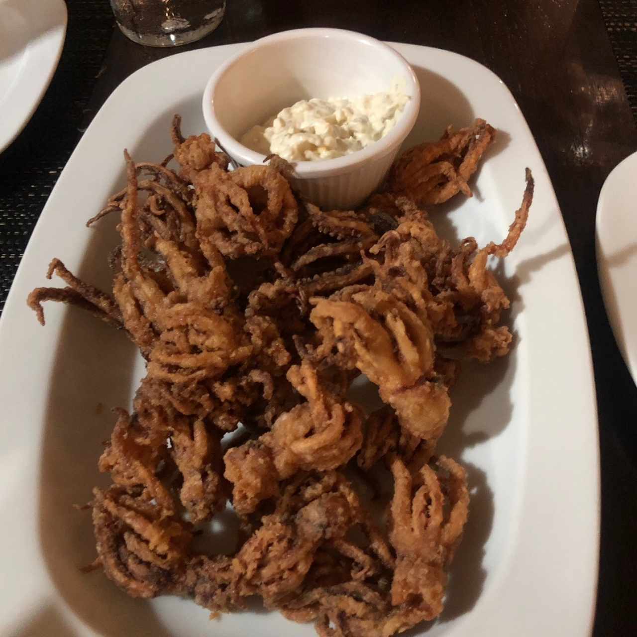 Entrantes calientes - Arañitas de calamar