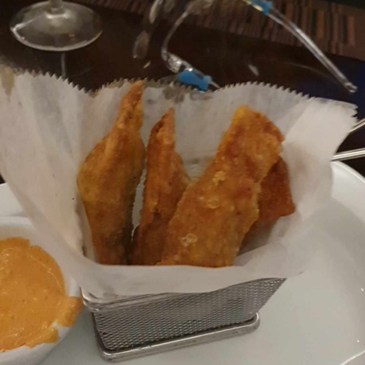 Entrantes calientes - Wantón de camarónes